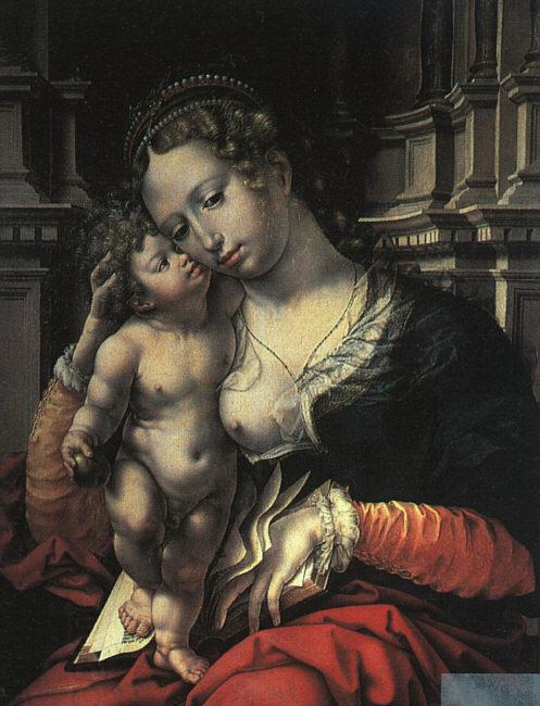 Jan Gossaert Mabuse The Virgin and Child oil painting picture